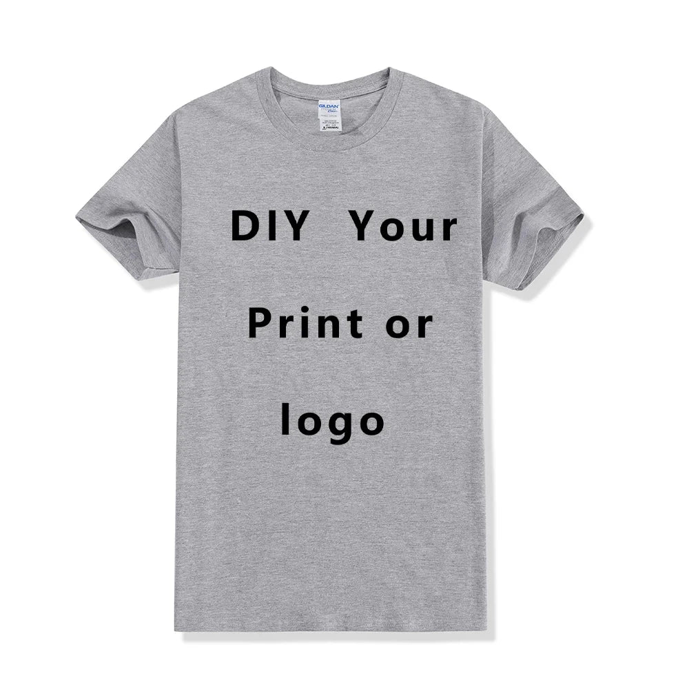 Custom Cotton T-Shirt – Personalized Logo or Photo Print for Men & Women