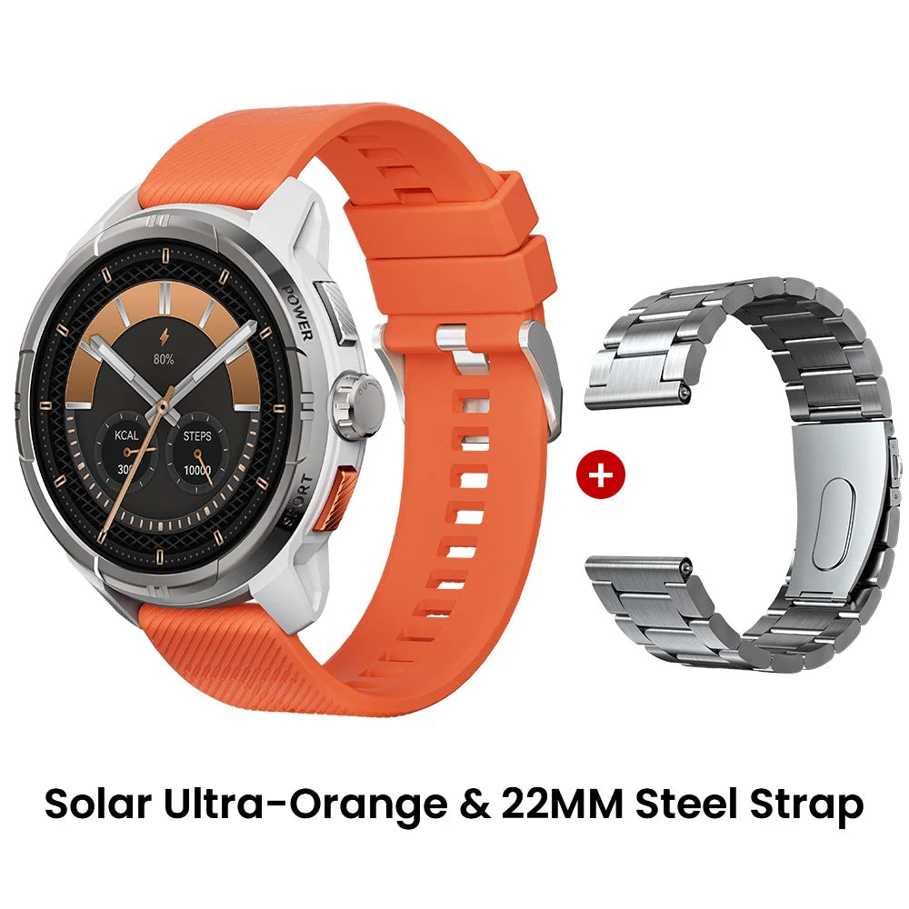 HAYLOU Solar Ultra Smartwatch – 1.6” AMOLED GPS Waterproof Sports Watch