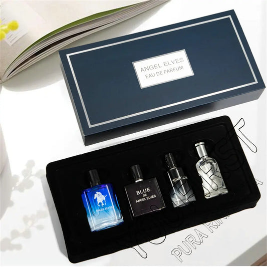 Men’s Perfume Gift Set – Pheromone Long-Lasting Charming 120ml Scents – 4-Pcs Fragrance Box Set for Date Nights