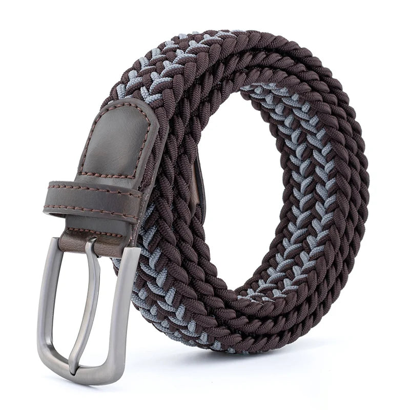 New Unisex Belt High Quality Weaving Canvas Pin Buckle Men Belt Outdoor Casual Cowboy Pants Women Belt Youth Students Belts