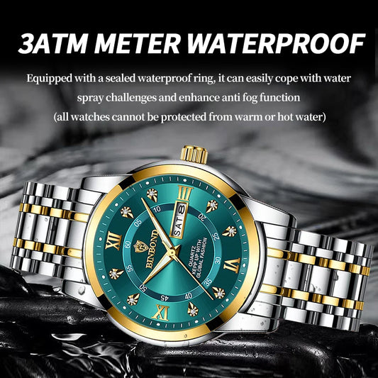 Luxury Diver Watch Men – 30ATM Waterproof Quartz Sport Wristwatch