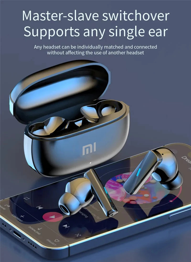 Original XIaoMI True Wireless Bluetooth Earphones & Headphones In-ear Earplugs Waterproof Fitness Motion Music Hedset Flip Cover