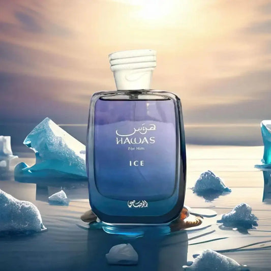 Hawas Ice Perfume for Men – Long Lasting Aquatic Eau de Parfum 100ML