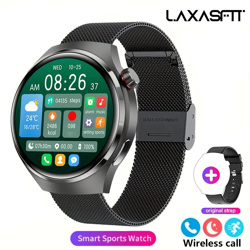 G.L Wear Men’s Smart Watch – HD Display Bluetooth Call Health Tracking Sports Watch