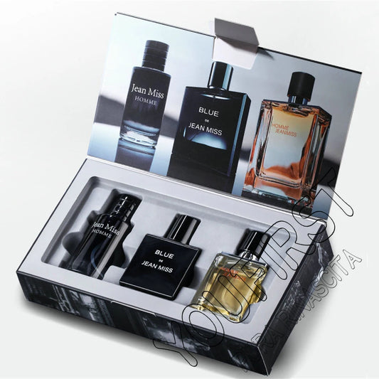 Men’s Perfume Set – Long Lasting 3-Piece Cologne Gift Box High Quality Fragrance for Him (90ml)