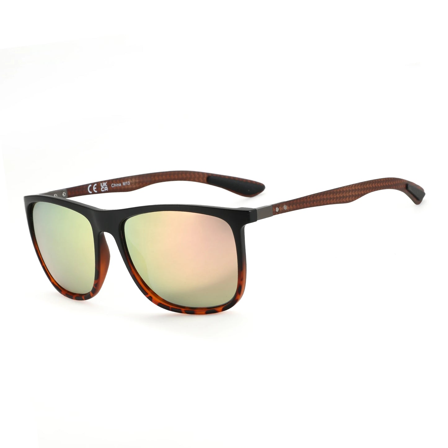 ZENOTTIC New Square Polarized Sunglasses for Men Ultralight Carbon Fiber Sun Glasses Driving Fishing Golf Sport UV400 Protection