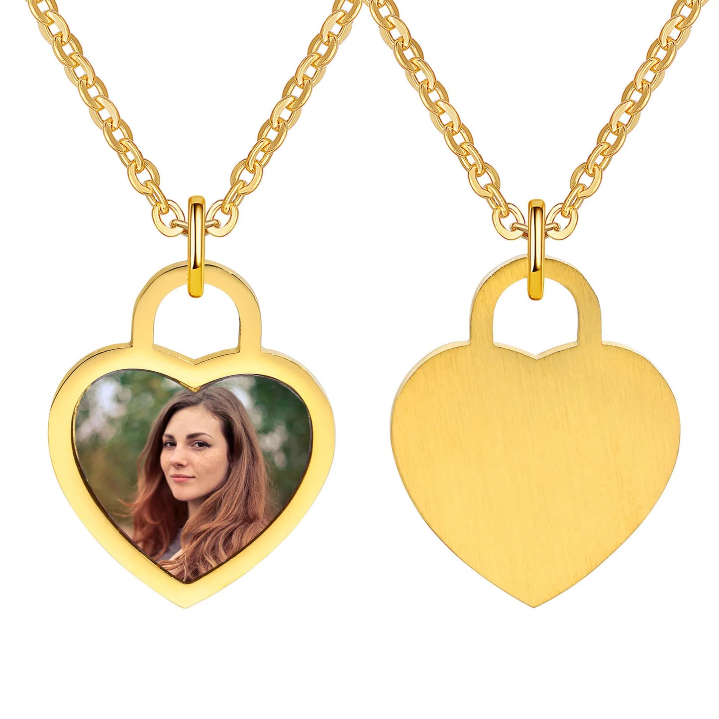 قلادة صورة، قلادة صورة للرجال والنساء، قلادات ذاكرة مخصصة