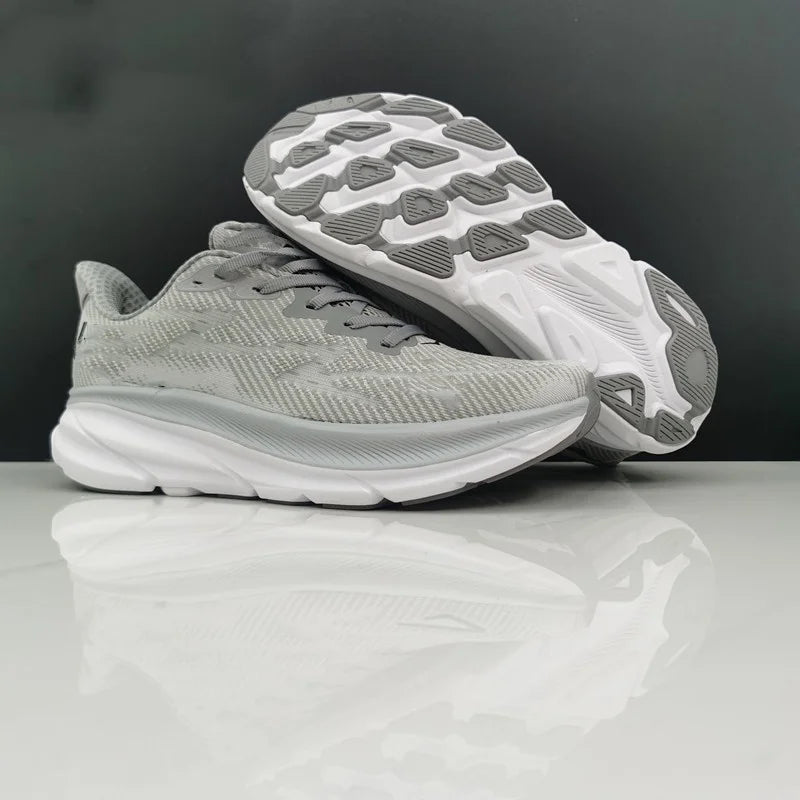 حذاء جري هوت كليفتون 9 للرجال والنساء خفيف الوزن ومبطن ببطانة ماراثونية يسمح بمرور الهواء مناسب للطرق السريعة مقاس 74-63 سيزي إس هوكايز