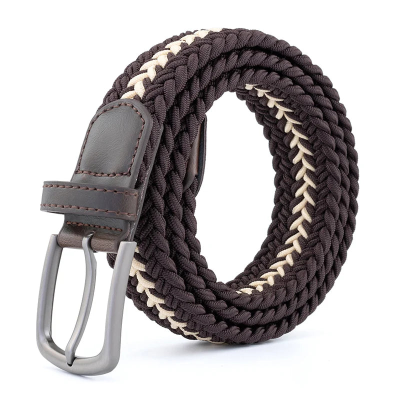 New Unisex Belt High Quality Weaving Canvas Pin Buckle Men Belt Outdoor Casual Cowboy Pants Women Belt Youth Students Belts