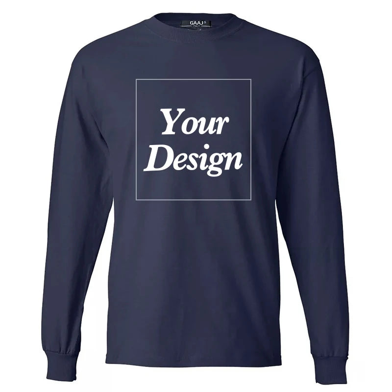 Custom Cotton T-Shirt – Personalized Photo or Logo Print Gift for Men & Women