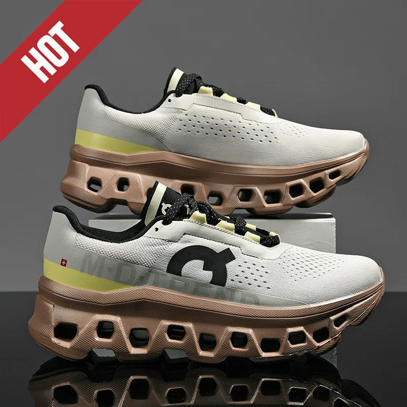 أحذية الجري الرياضية للرجال من ماراثون، خفيفة الوزن، قابلة للتنفس، مريحة، رياضية، كاجوال، أحذية رياضية للمشي لمسافات طويلة في الهواء الطلق