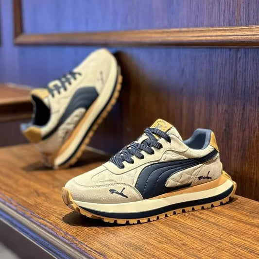 Men’s Casual Shoes – Thick Sole Non-Slip Soft Sneakers for Outdoor Sports