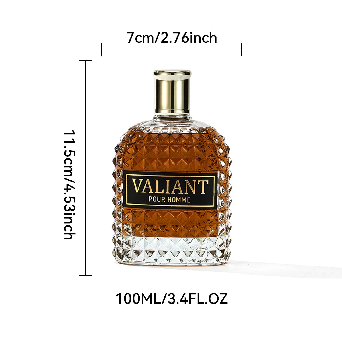 100 مل 3.4 أونصة سائلة، عطر رجالي برائحة الجلود، خشبي، جوزي، دافئ، حار، برائحة الشوكولاتة، بخاخ عطر للرجال