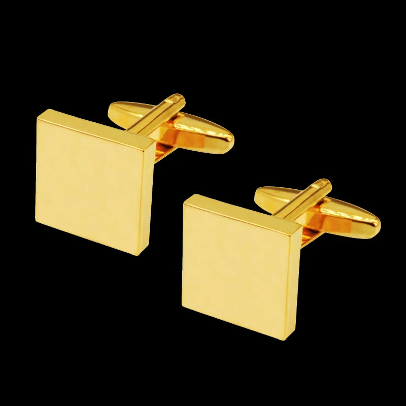 High Quality Novelty Cufflinks For Mens Copper Metal Laser Engraving Brand Cufflinks Men Suit Accessories Fashion Jewellery