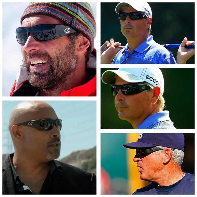 KAENON Klay New Fashion Polarized Sunglasses for Men Outdoor Classic Casual Glasses TR90 Frame Sports Fishing Driving Eyewear