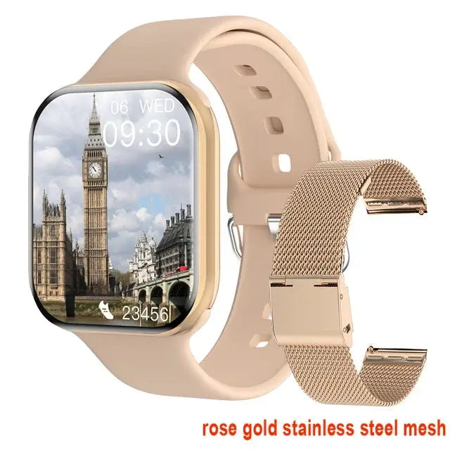 Watch 10 Smartwatch – NFC GPS BT Call Fitness Watch with Body Temperature for Men & Women