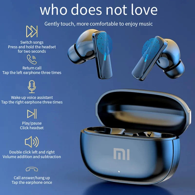 Original XIaoMI True Wireless Bluetooth Earphones & Headphones In-ear Earplugs Waterproof Fitness Motion Music Hedset Flip Cover