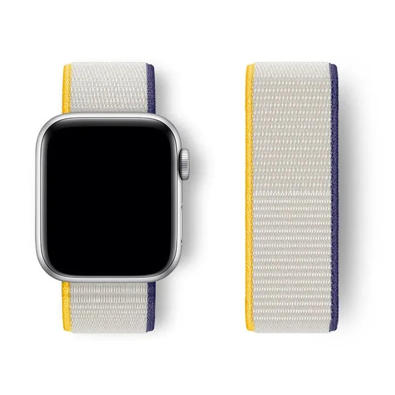 Nylon Strap for Apple Watch – Adjustable & Durable Band for Series 3–9, SE & Ultra