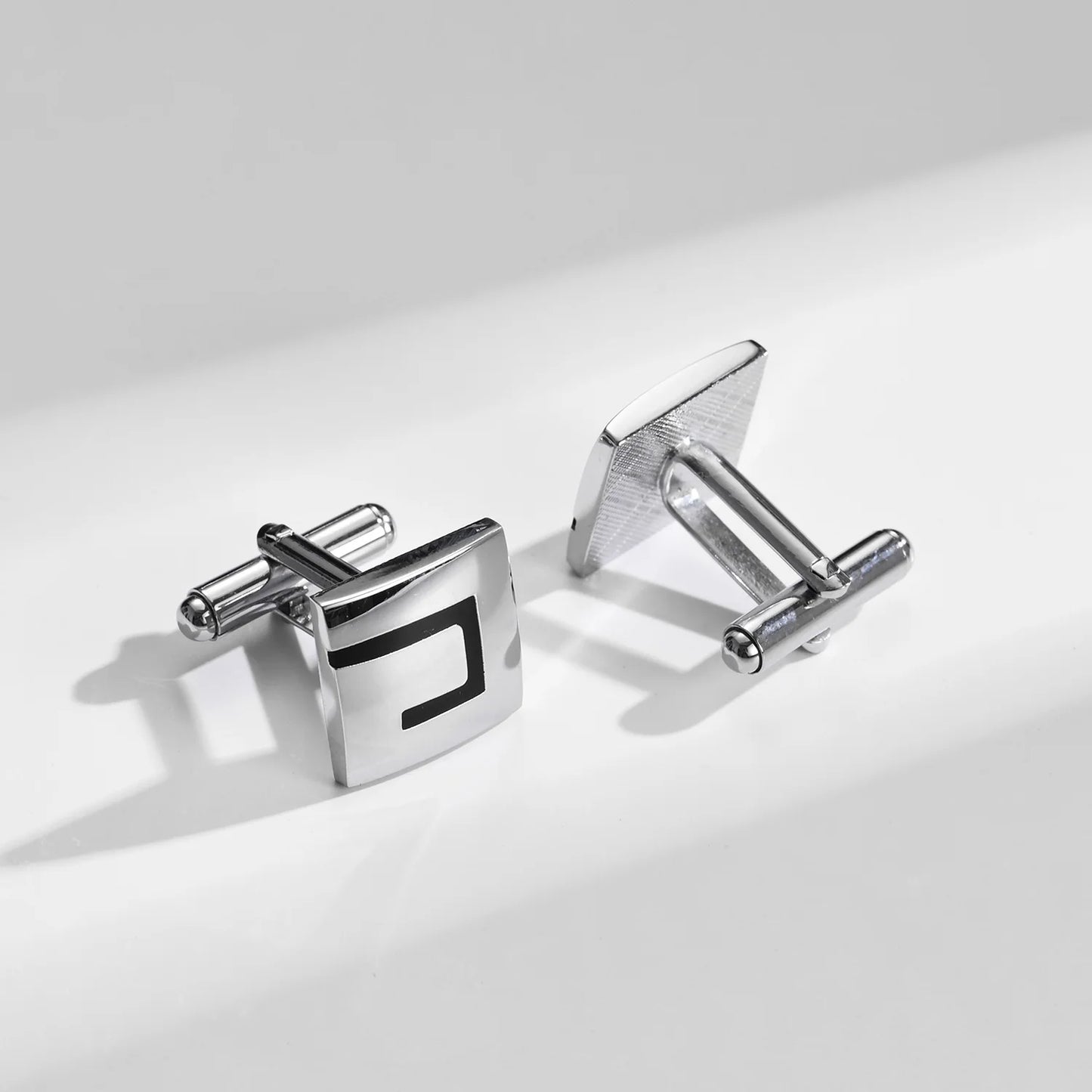 1Pair Square Man Shirt Cufflinks Copper Tie Clips & Cufflinks For Mens Luxury Wedding Guests Gifts Fashion Jewelry Men Cuffs