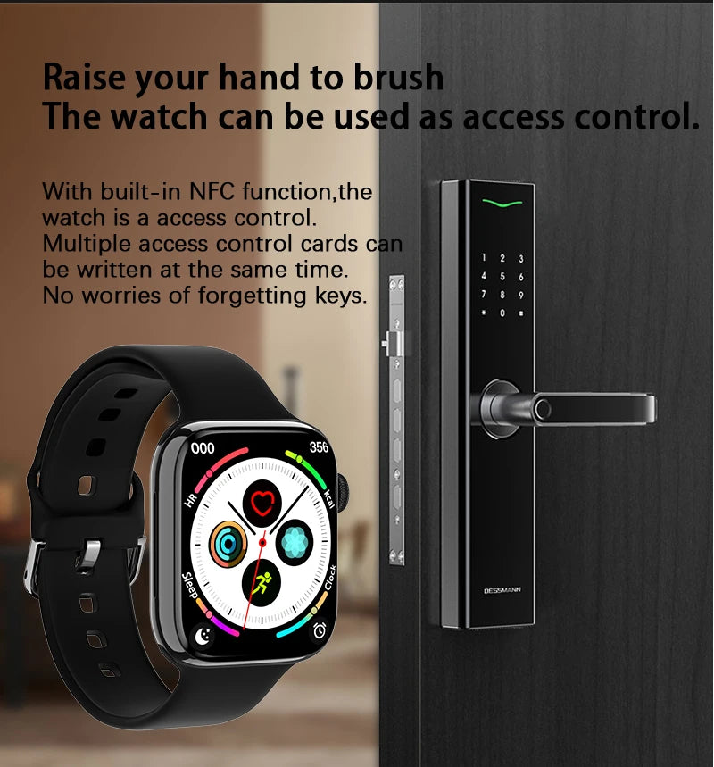Watch 10 Smartwatch – NFC GPS BT Call Fitness Watch with Body Temperature for Men & Women