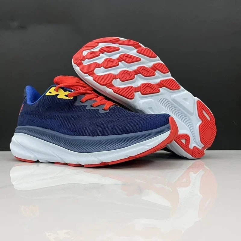 حذاء جري هوت كليفتون 9 للرجال والنساء خفيف الوزن ومبطن ببطانة ماراثونية يسمح بمرور الهواء مناسب للطرق السريعة مقاس 74-63 سيزي إس هوكايز