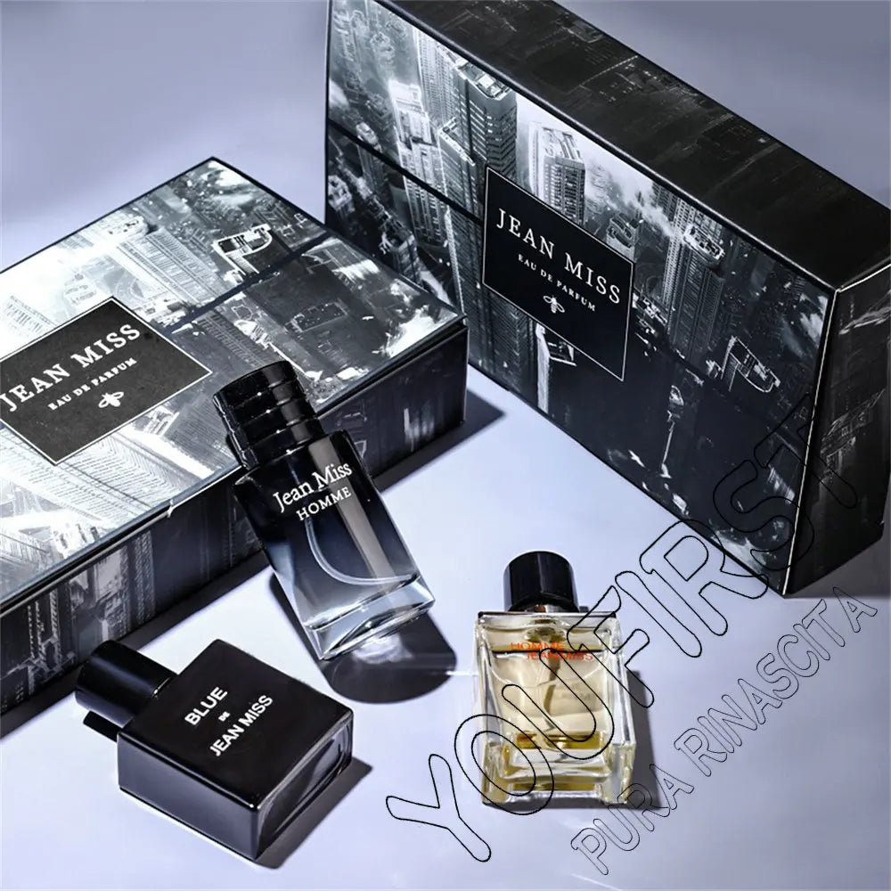 Men’s Perfume Set – Long Lasting 3-Piece Cologne Gift Box High Quality Fragrance for Him (90ml)