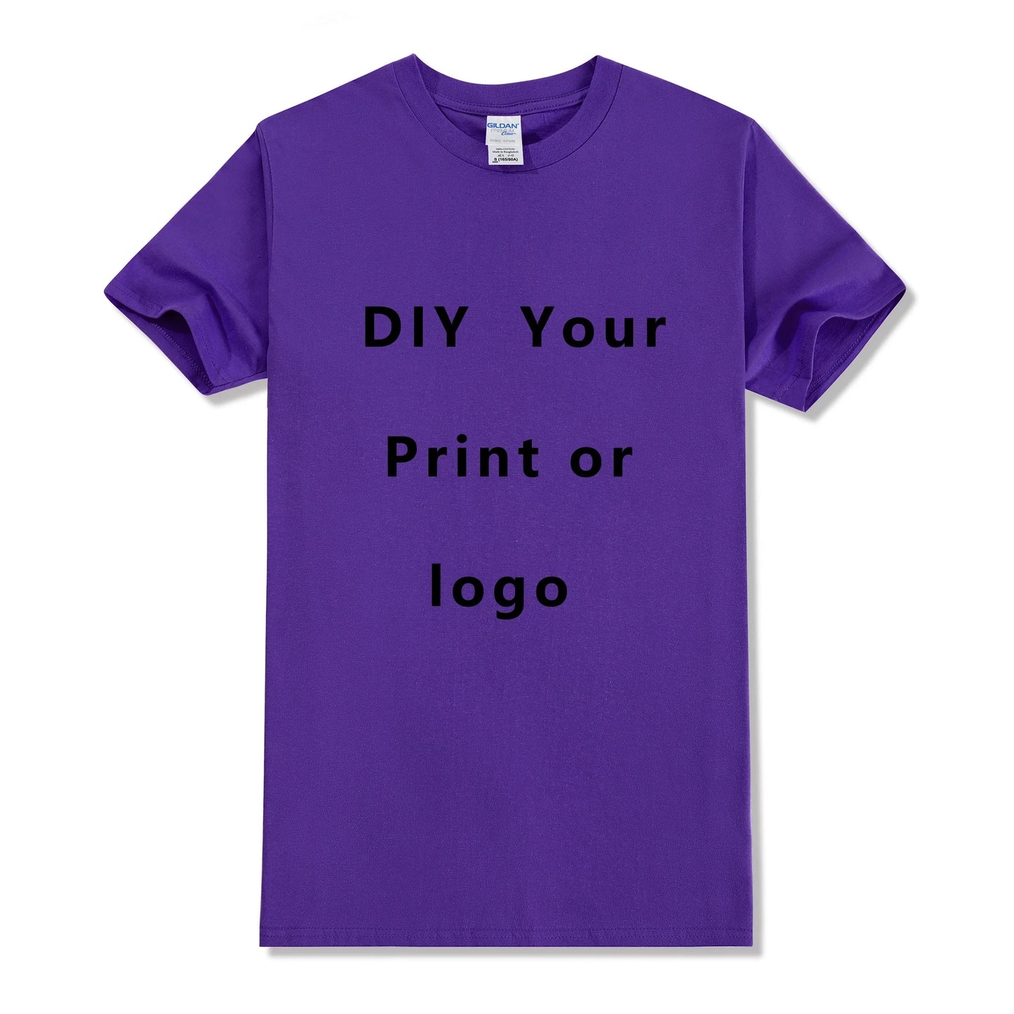 Custom Cotton T-Shirt – Personalized Logo or Photo Print for Men & Women
