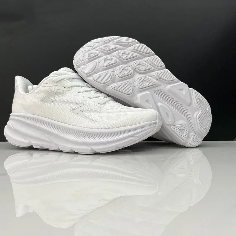 حذاء جري هوت كليفتون 9 للرجال والنساء خفيف الوزن ومبطن ببطانة ماراثونية يسمح بمرور الهواء مناسب للطرق السريعة مقاس 74-63 سيزي إس هوكايز