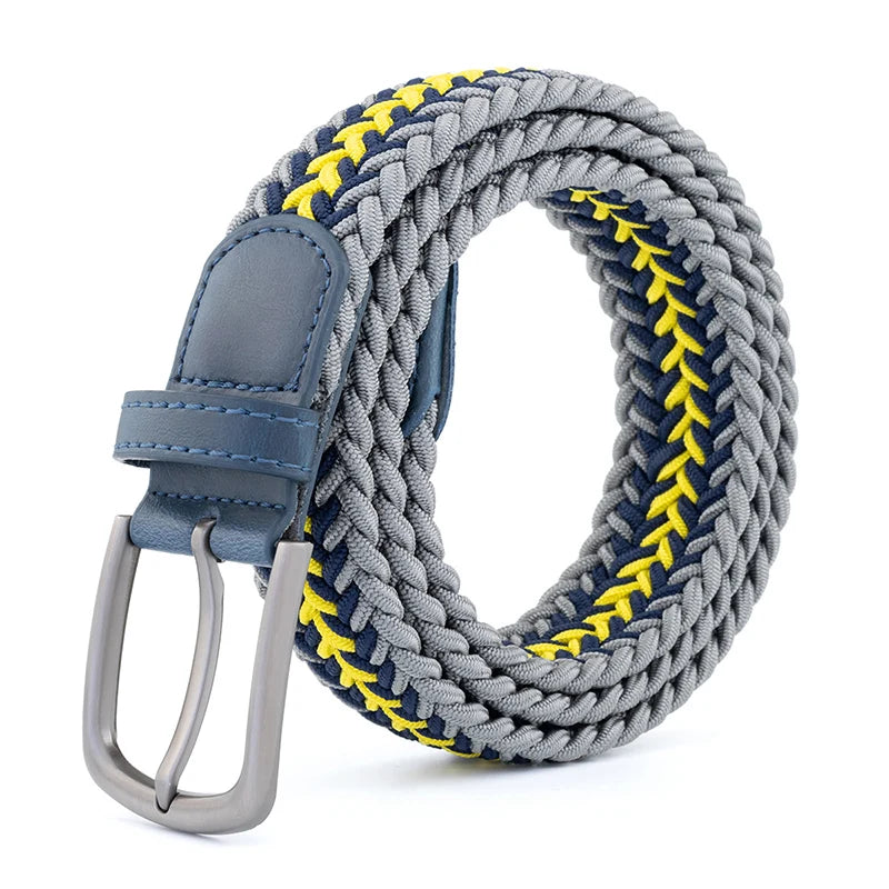 New Unisex Belt High Quality Weaving Canvas Pin Buckle Men Belt Outdoor Casual Cowboy Pants Women Belt Youth Students Belts