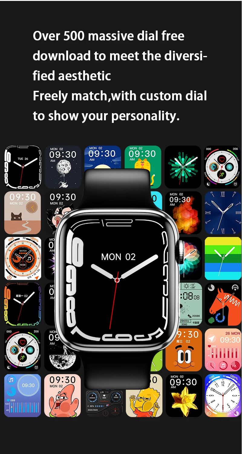 Watch 10 Smartwatch – NFC GPS BT Call Fitness Watch with Body Temperature for Men & Women