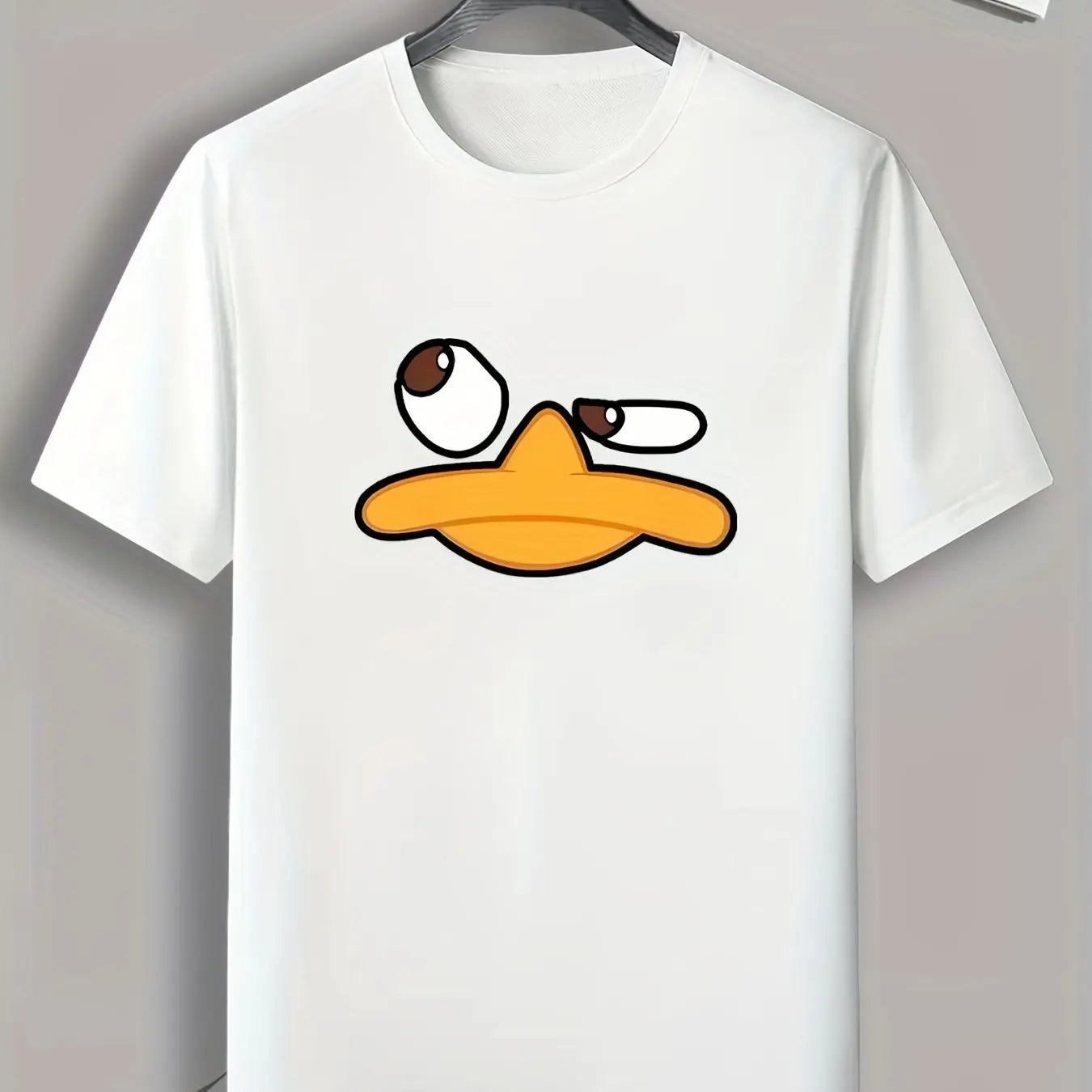 Men's Fun Animal Cartoon Print Short Sleeve T-shirt - Casual Fashion Graphic Tee for Summer