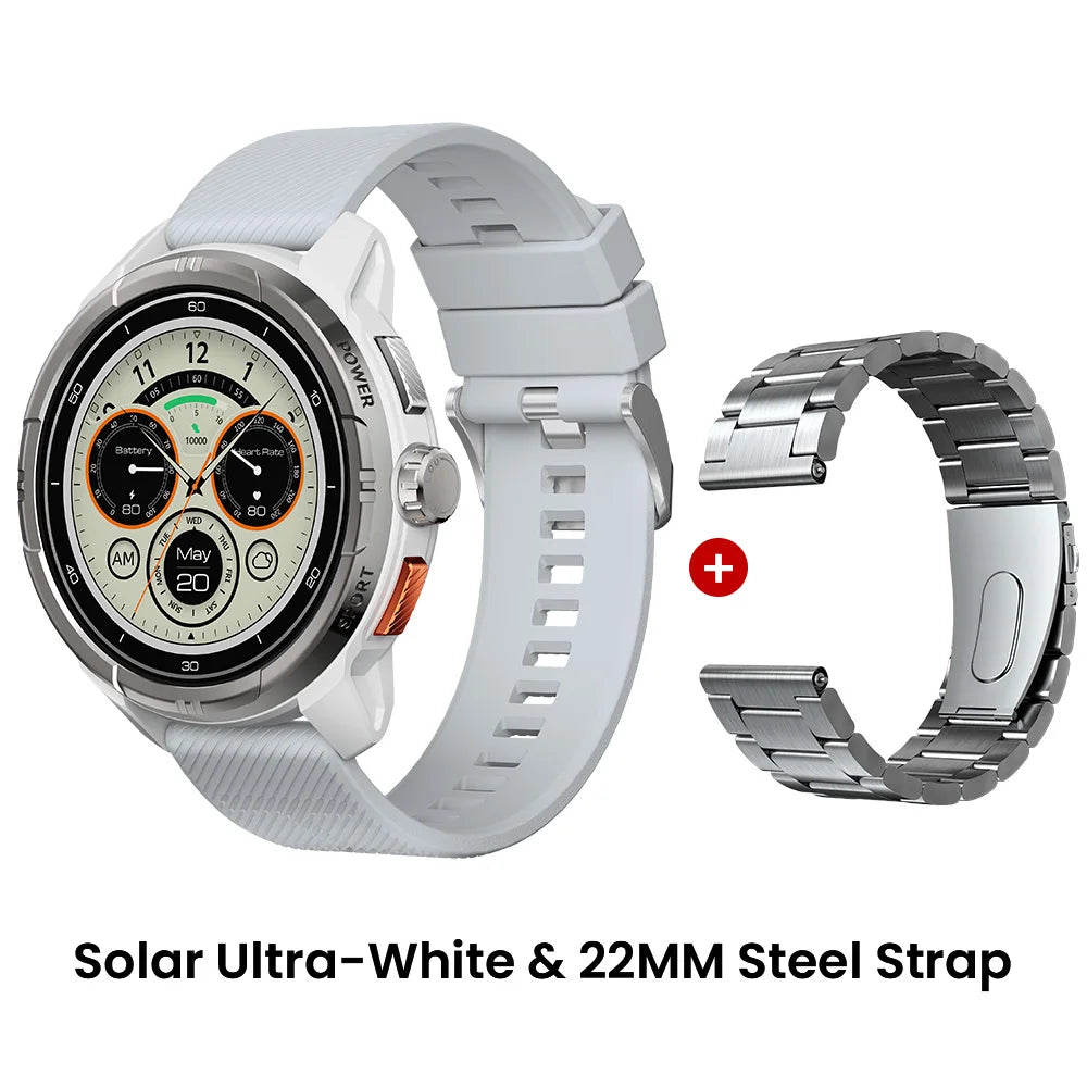 HAYLOU Solar Ultra Smartwatch – 1.6” AMOLED GPS Waterproof Sports Watch