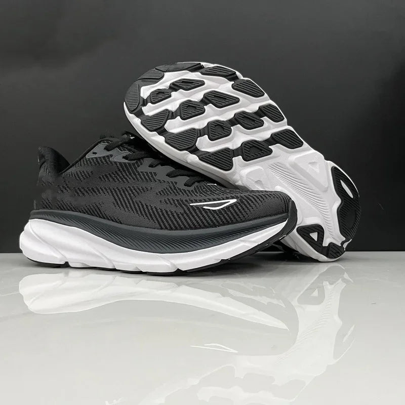 حذاء جري هوت كليفتون 9 للرجال والنساء خفيف الوزن ومبطن ببطانة ماراثونية يسمح بمرور الهواء مناسب للطرق السريعة مقاس 74-63 سيزي إس هوكايز