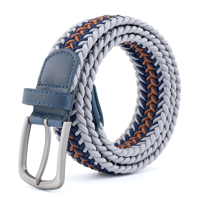 New Unisex Belt High Quality Weaving Canvas Pin Buckle Men Belt Outdoor Casual Cowboy Pants Women Belt Youth Students Belts