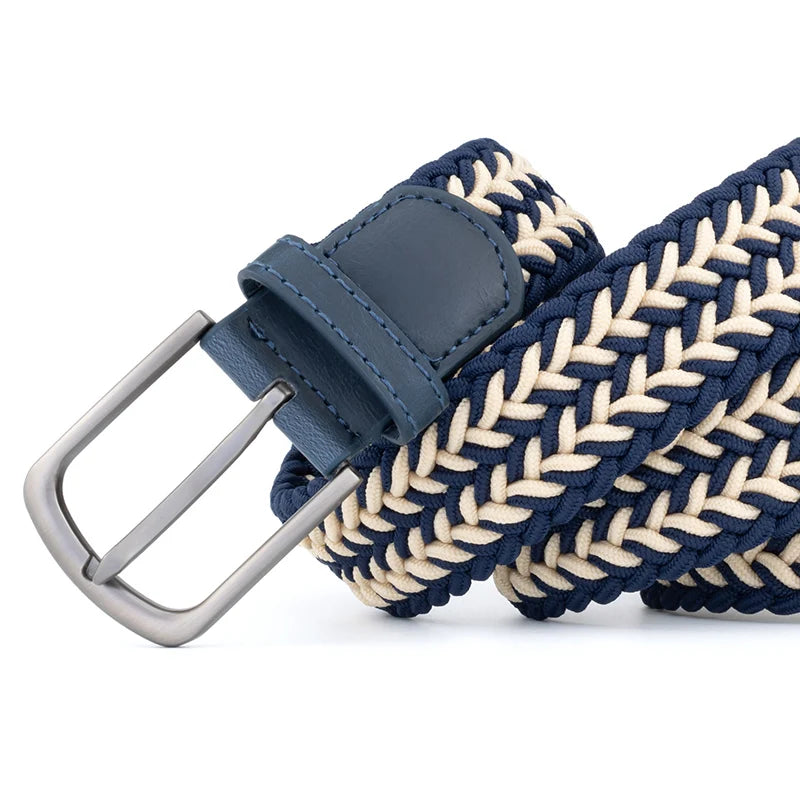 New Unisex Belt High Quality Weaving Canvas Pin Buckle Men Belt Outdoor Casual Cowboy Pants Women Belt Youth Students Belts