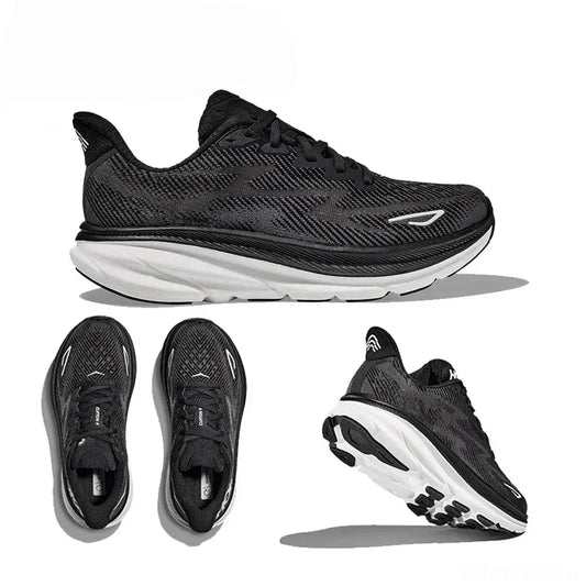 Hot Clifton9-Running Shoes Mens Women's Lightweight Cushioning Marathon Breathable Highway Trainer Sneakers ‮74-63 seziS hokaeS