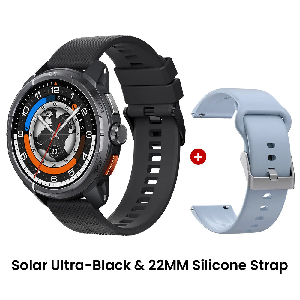 HAYLOU Solar Ultra Smartwatch – 1.6” AMOLED GPS Waterproof Sports Watch