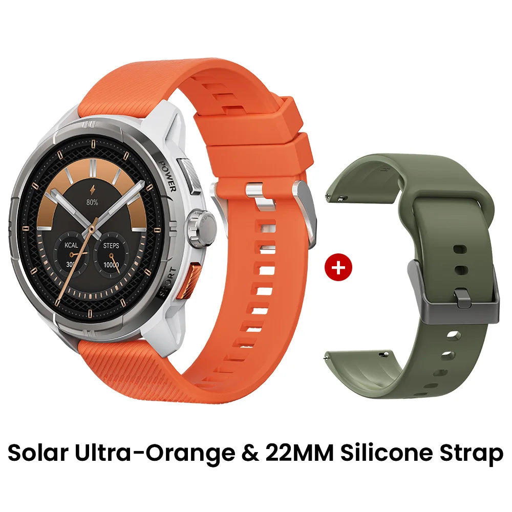 HAYLOU Solar Ultra Smartwatch – 1.6” AMOLED GPS Waterproof Sports Watch