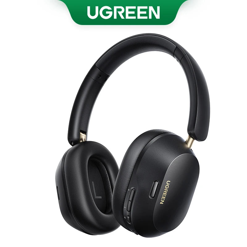 UGREEN Max5c Wireless Bluetooth Headphones ANC 43dB Active Noise Cancellation Hi-Res LDAC 75H Spatial Audio Earphones Headset