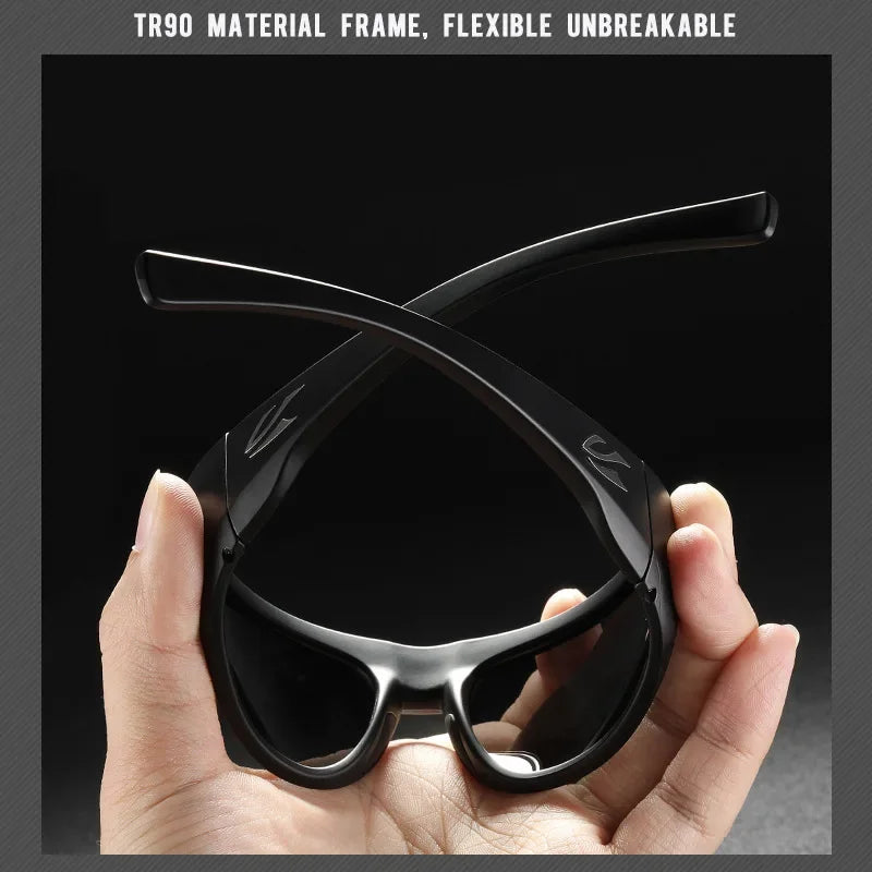 KAENON Klay New Fashion Polarized Sunglasses for Men Outdoor Classic Casual Glasses TR90 Frame Sports Fishing Driving Eyewear