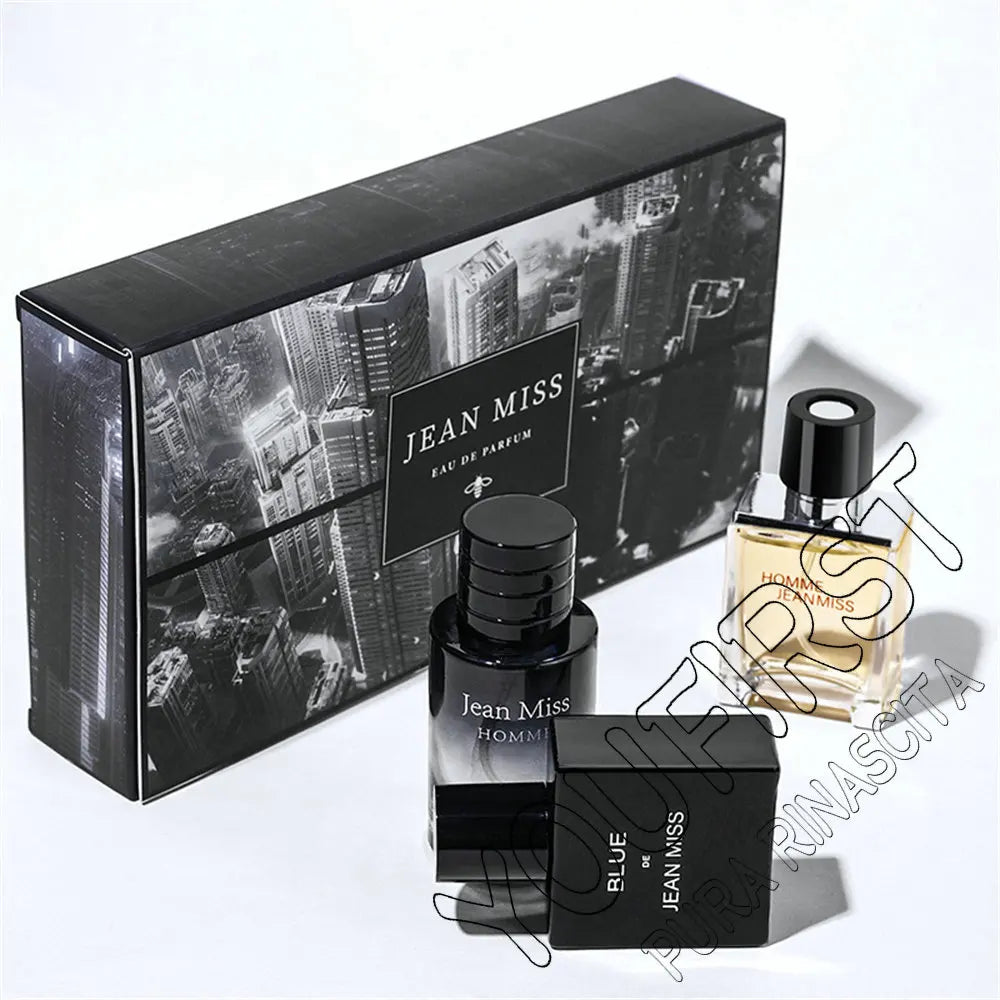 Men’s Perfume Set – Long Lasting 3-Piece Cologne Gift Box High Quality Fragrance for Him (90ml)