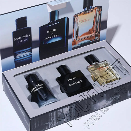 Men’s Perfume Set – Long Lasting 3-Piece Cologne Gift Box High Quality Fragrance for Him (90ml)