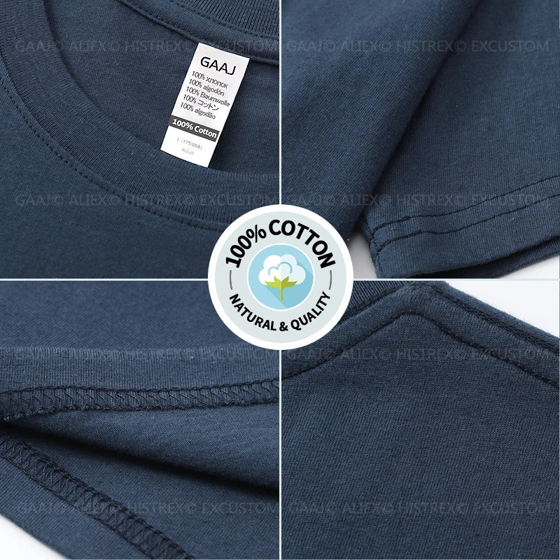 Custom Cotton T-Shirt – Personalized Photo or Logo Print Gift for Men & Women