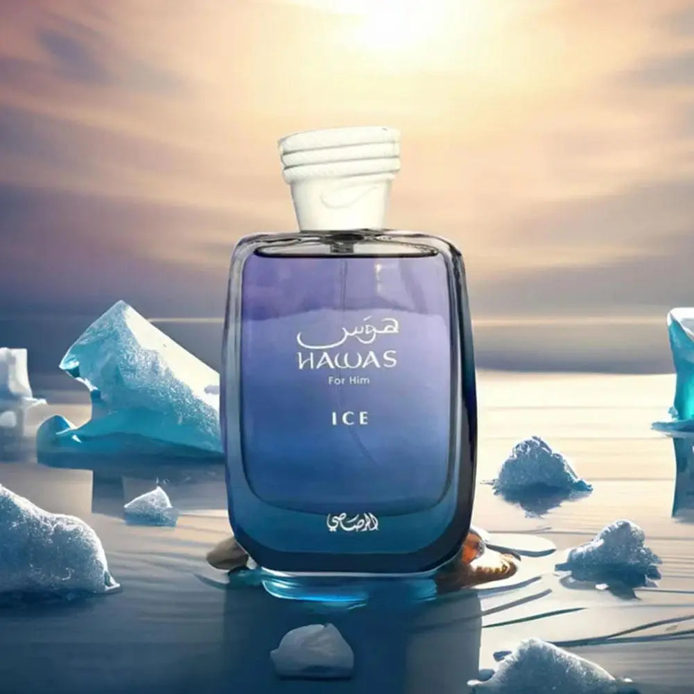 Hawas Ice Perfume for Men – Long Lasting Aquatic Eau de Parfum 100ML