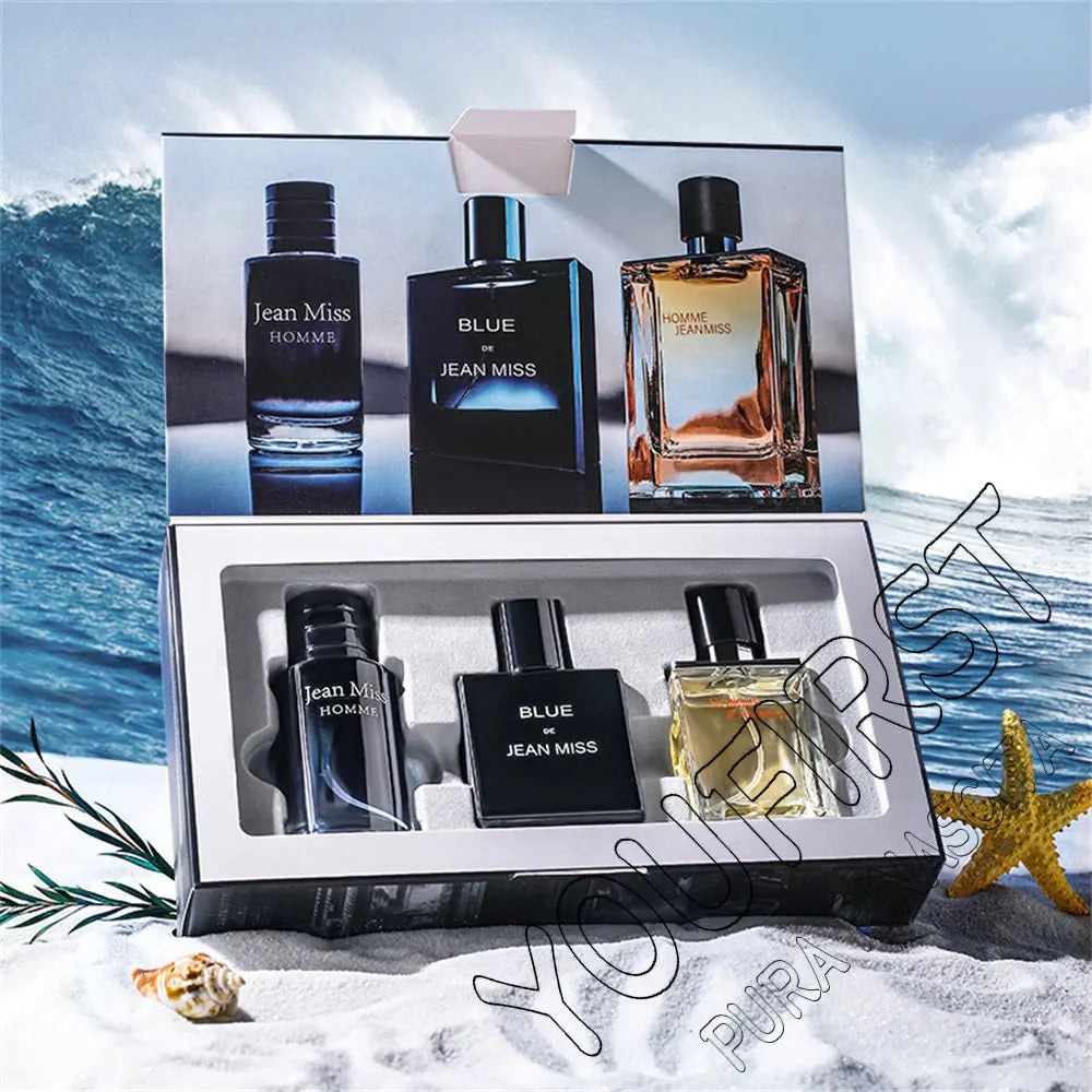 Men’s Perfume Set – Long Lasting 3-Piece Cologne Gift Box High Quality Fragrance for Him (90ml)