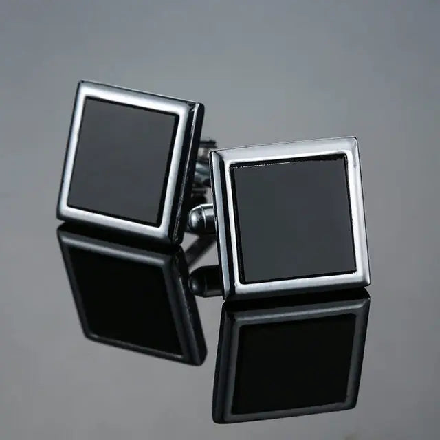 High Quality Copper Cufflinks Luxury Cuff Links Mens French Square Button Shirts Accessories Business Jewelry