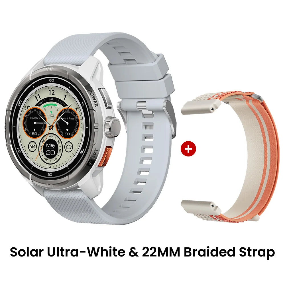 HAYLOU Solar Ultra Smartwatch – 1.6” AMOLED GPS Waterproof Sports Watch