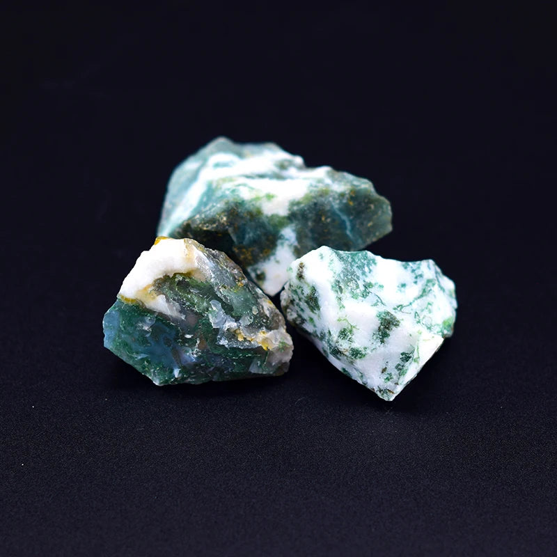 سوار من خرز العقيق الطبيعي المزخرف على شكل شجرة للنساء، أساور من العقيق الطحلبي الطبيعي للرجال، أحجار طاقة للشفاء وفقًا لمبدأ فنغ شوي