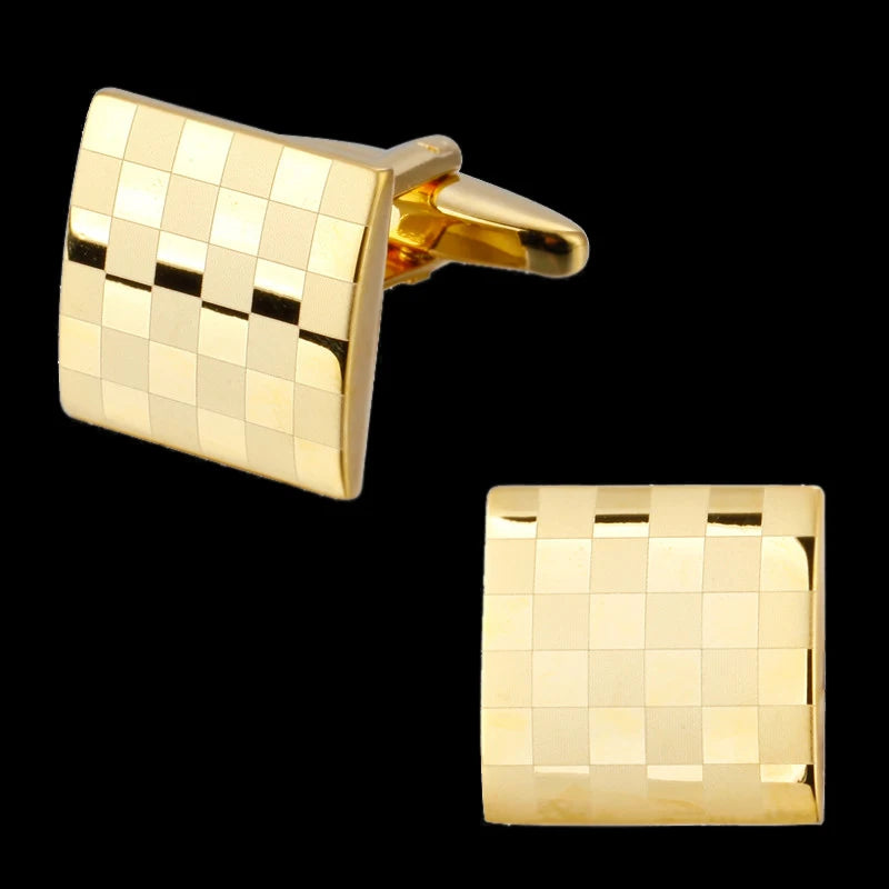 High Quality Novelty Cufflinks For Mens Copper Metal Laser Engraving Brand Cufflinks Men Suit Accessories Fashion Jewellery