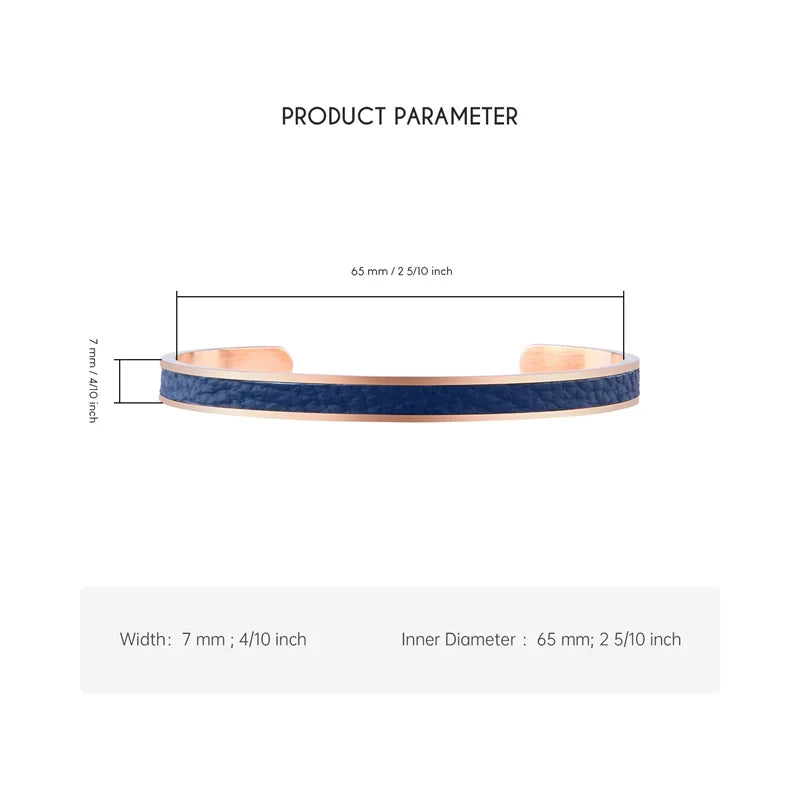 Minimalist Cuff Bangle For Men Black Man Bracelets On Hand Adjustable Stainless Steel PU Leather Men Fashion Jewelry Trendy Gift